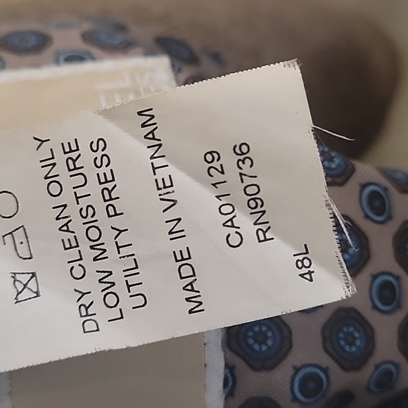 Michael Kors brown wool cashmere sport coat men's 48L - Picture 9 of 10